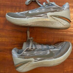 Nike Gray and Orange Sneakers